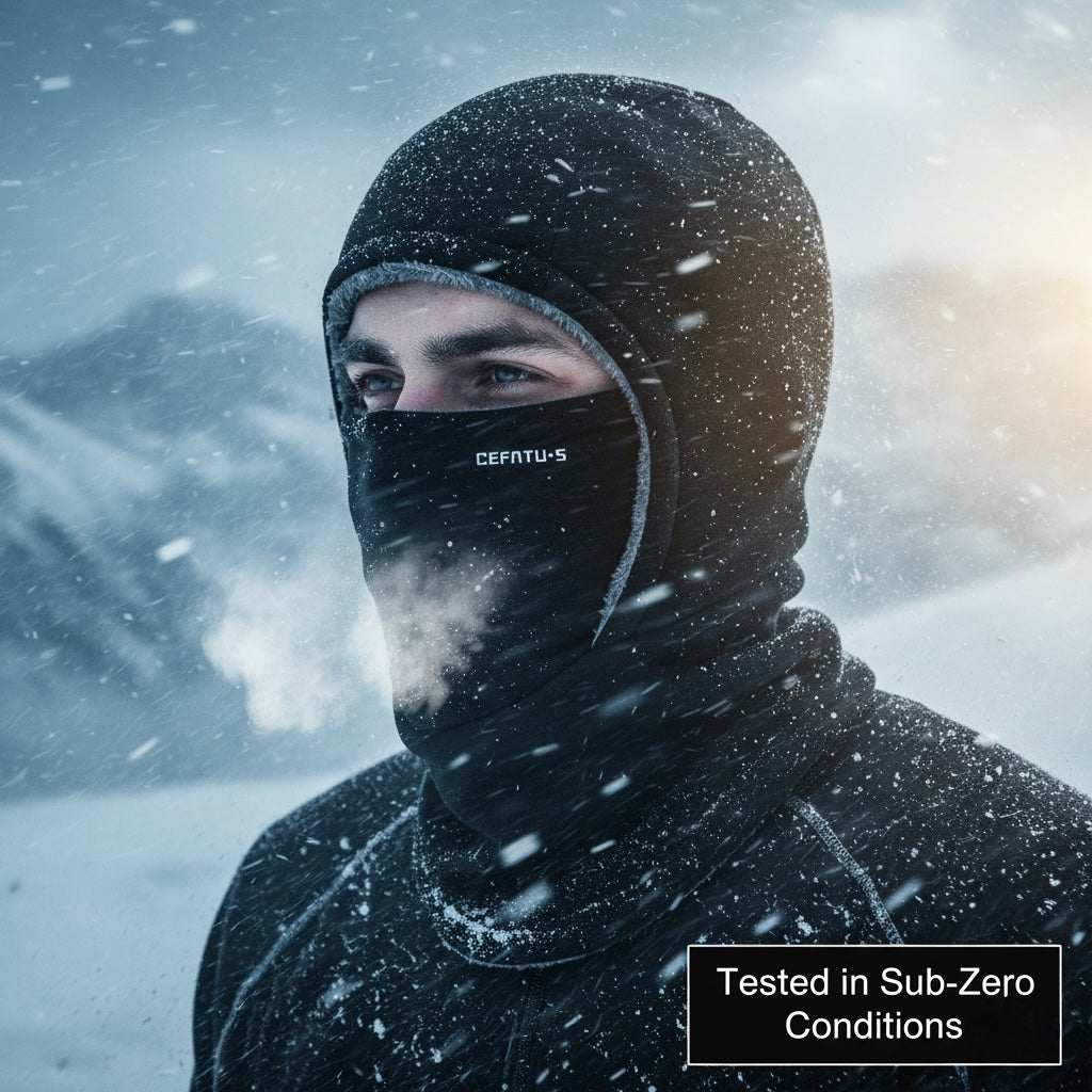 Windproof Fleece Balaclava for Face and Neck. ArctiMax™