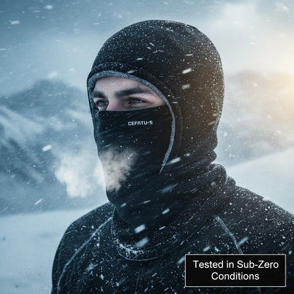 Windproof Fleece Balaclava for Face and Neck. ArctiMax™