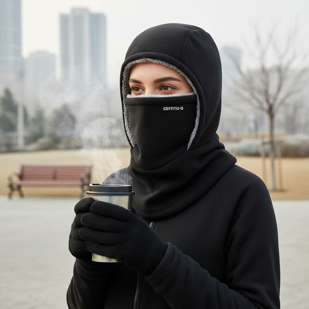 Windproof Fleece Balaclava for Face and Neck. ArctiMax™